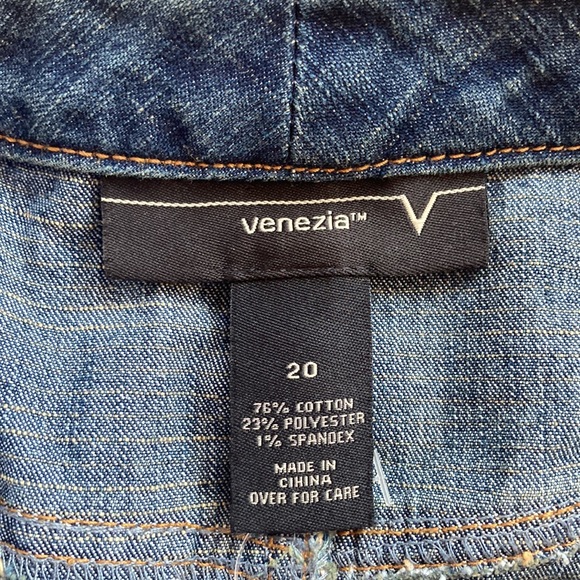 Venezia blue Jean skirt plus size unique - Picture 4 of 10